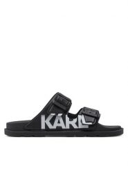 KARL LAGERFELD Klapki KL80978 Czarny. Czarne klapki damskie KARL LAGERFELD, bez wzorów, z syntetyku, bez obcasa, bez zapięcia. Za 739.99 zł.