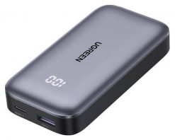 Ugreen Nexode PB502 10000mAh USB + USB-C 30W PD czarny. Czarne powerbanki . Za 119.90 zł.