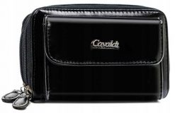 Portfel damski 4U Cavaldi N122-APU-BL czarny. Czarne portfele damskie 4U Cavaldi, z materiału. Za 31.99 zł.