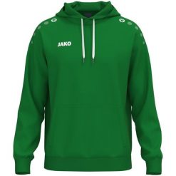 Bawełniana bluza z kapturem Jako One. Białe bluzy damskie Jako, xl, bez wzorów, z bawełny, sportowe, bez ramiączek, z kapturem. Za 227.20 zł.