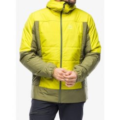 Kurtka ocieplana męska Haglofs Mimic Silver Hood. Zielone kurtki męskie Haglöfs, m, bez wzorów, sportowe, bez kaptura. Za 576.99 zł.