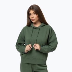 Bluza damska Pitbull Lovia Hooded. Zielone bluzy damskie PITBULL, l, bez wzorów, z bawełny, bez ramiączek, bez kaptura. Za 189.99 zł.