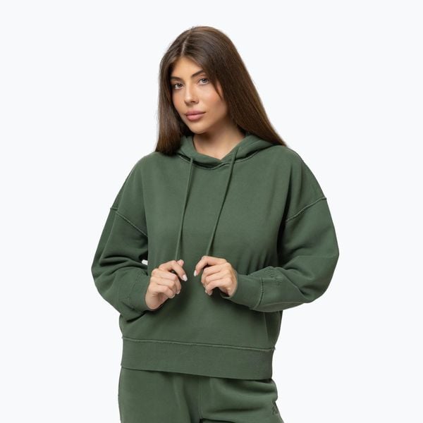 Bluza damska Pitbull Lovia Hooded. Zielone bluzy damskie PITBULL, l, bez wzorów, z bawełny, bez ramiączek, bez kaptura. Za 189.99 zł.