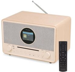 Radioodtwarzacz Audizio Radio internetowe Lucca z DAB+ i odtwarzaczem AudizioCD kolor kremowy one size. Białe radia Audizio. Za 899.00 zł.