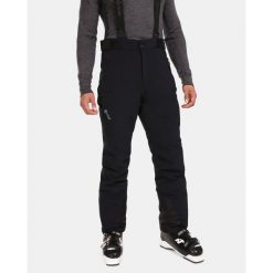 Męskie luksusowe spodnie narciarskie Kilpi LTD THEMIS-M. Czarne spodnie sportowe męskie Kilpi, m, bez wzorów, z nylonu, narciarskie. Za 1,041.73 zł.