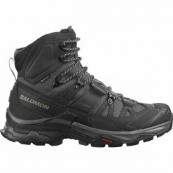 Buty trekkingowe męskie Quest 4 GTX. Czarne trekkingi męskie Salomon, bez zapięcia. Za 999.99 zł.