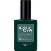 Manucurist - Vernis green Flash - Lakier Półpermanentny Top Coat - green Flash - Top Coat 15 ml - Dla Kobiet. Zielone topy damskie Manucurist, bez wzorów, z lakierowanej skóry, bez kołnierzyka, bez ramiączek. Za 92.00 zł.