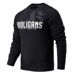 Bluza męska EXTREME HOBBY HOOLIGANS. Czarne bluzy męskie EXTREME HOBBY, m, bez wzorów, z bawełny, klasyczne, bez ramiączek, bez kaptura. Za 239.00 zł.