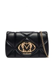 LOVE MOSCHINO Torebka JC4043PP0OLC0000 Czarny. Czarne torebki do ręki damskie Love Moschino, bez wzorów, ze skóry, bez dodatków. Za 552.99 zł.