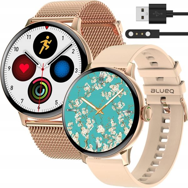 Smartwatch Microsoft LUXURY DT2 Złoty (DT2-GOLD). Żółte zegarki smartwatch MICROSOFT, bez wzorów. Za 284.99 zł.