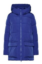 Kurtka zimowa damska Champion Hooded Jacket. Niebieskie kurtki sportowe damskie Champion, na zimę, l, bez wzorów, z materiału, bez ramiączek, bez kaptura, trekkingowe. Za 354.49 zł.