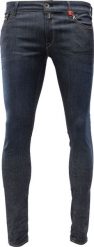 Replay Spodnie jeansowe damskie Replay. Spodnie dresowe damskie Replay, bez wzorów, z jeansu, sportowe. Za 279.00 zł.