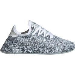 Adidas Originals Deerupt Runner Tenisówki Biały Szary. Białe trampki i tenisówki damskie adidas Originals, bez wzorów, z materiału, bez zapięcia. Za 430.95 zł.