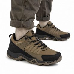 Buty męskie sportowe trekkingowe DK SPIDER SOFTSHELL. Brązowe trekkingi męskie DK, z denimu, bez zapięcia. Za 169.00 zł.
