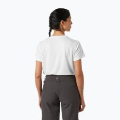 Koszulka damska Helly Hansen HH Tech 2.0. Białe bluzki damskie Helly Hansen, bez wzorów, sportowe, bez kołnierzyka, bez ramiączek. Za 109.99 zł.