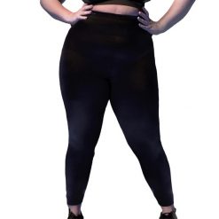 Legginsy sportowe Tights Massage Effekt - Plus Size. Czarne legginsy damskie ANITA ACTIVE, plus size, bez wzorów, z elastanu, na fitness i siłownię. Za 572.00 zł.