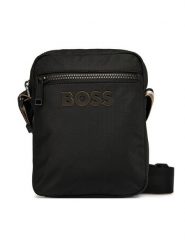BOSS Saszetka Catch 3.0 NS Zip 50511961 Czarny. Czarne saszetki i nerki męskie Boss, bez wzorów, z materiału. Za 449.99 zł.
