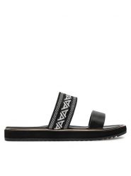 Aldo Klapki Alonya 13744851 Czarny. Czarne klapki damskie Aldo, bez wzorów, z materiału, bez obcasa, bez zapięcia. Za 249.99 zł.