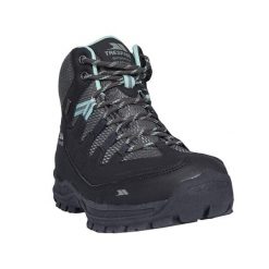 Buty Damskie Mitzi Wodoodporne. Szare obuwie trekkingowe damskie Trespass, z gumy, bez zapięcia. Za 301.99 zł.