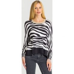 SWETER LIU JO. Czarne swetry nierozpinane damskie Liu Jo, l, z aplikacjami, z materiału, bez kołnierzyka, bez ramiączek. Za 589.00 zł.