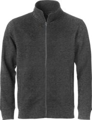 Clique Klasyczny kardigan typu sweatshirt z kieszeniami na zamek – anthracite. Szare swetry męskie CLIQUE, m, bez wzorów, z bawełny, klasyczne, bez kołnierzyka, bez ramiączek. Za 228.82 zł.
