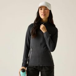 Damska kurtka polarowa Malana Softshell z zamkiem błyskawicznym. Zielone kurtki sportowe damskie Regatta, l, bez wzorów, z elastanu, bez ramiączek, bez kaptura, trekkingowe. Za 159.99 zł.
