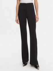 PINKO Spodnie materiałowe 104690 A213 Z99 Czarny Regular Fit. Czarne spodnie materiałowe damskie Pinko, bez wzorów, z materiału. Za 619.99 zł.