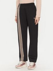 Adidas Spodnie dresowe 3-Stripes Sweat JJ0941 Czarny Loose Fit. Czarne spodnie dresowe damskie Adidas, bez wzorów, z dresówki. Za 249.99 zł.