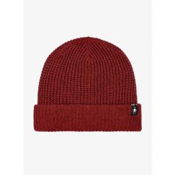 Czapka zimowa Smartwool Creek Run Beanie - currant heather. Czerwone czapki damskie Smartwool, na zimę, bez wzorów, sportowe. Za 129.99 zł.
