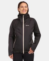 Damska kurtka hardshell Kilpi HURRICANE-W. Czarne kurtki sportowe damskie Kilpi, l, bez wzorów, z hardshellu, bez ramiączek, bez kaptura, do biegania. Za 731.89 zł.