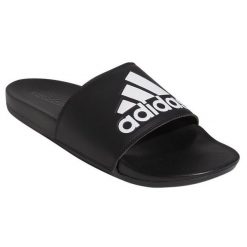 Klapki adidas Adilette Comfort GY1945 czarne. Czarne klapki męskie bez wzorów, z gumy, bez zapięcia. Za 275.01 zł.