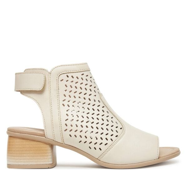 Sandały Remonte. Sandały damskie Remonte, bez wzorów, bez obcasa, na słupku, bez zapięcia. Za 303.99 zł.