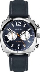 Zegarek Sekonda Zegarek męski Sekonda 30027 niebieski. Niebieskie zegarki męskie Sekonda, bez wzorów. Za 585.00 zł.