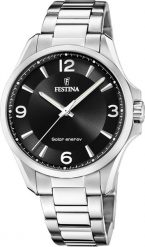 Zegarek Festina Zegarek męski Festina F20656-4 srebrny. Szare zegarki męskie Festina, bez wzorów, srebrne. Za 585.00 zł.