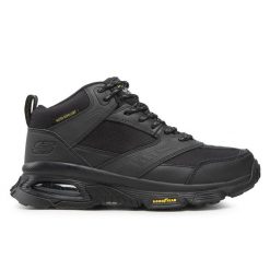 Buty trekkingowe na co dzień męskie SKECHERS SKECH AIR ENVOY skóra. Czarne trekkingi męskie Skechers, ze skóry, bez zapięcia. Za 340.00 zł.