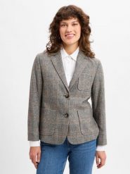 Tommy Hilfiger Marynarka z zawartością wełny Kobiety Wełna szary, 46. Szare marynarki i żakiety damskie Tommy Hilfiger, bez wzorów, z wełny, bez kołnierzyka, bez ramiączek. Za 849.95 zł.
