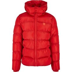 Męska Kurtka Puchowa Z Kapturem. Czerwone kurtki męskie Urban Classics, m, bez wzorów, z puchu, sportowe, z kapturem. Za 286.99 zł.