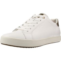 Buty GEOX D BLOMIEE Biały. Białe obuwie trekkingowe damskie Geox, z syntetyku, bez zapięcia. Za 360.99 zł.
