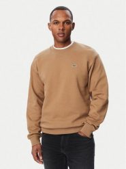Lacoste Bluza SH8868 Brązowy jasny Regular Fit. Brązowe bluzy męskie Lacoste, m, bez wzorów, z bawełny, bez ramiączek, bez kaptura. Za 594.99 zł.