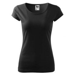 Koszulka Damska Pure. Czarne bluzki damskie ALDER, bez wzorów, sportowe, bez kołnierzyka, bez ramiączek. Za 54.99 zł.