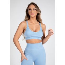 Selah Bezszwowe Biustonosz sportowy ight Niebieski. Niebieskie bielizna sportowa damska GORILLA WEAR, l, bez wzorów. Za 191.00 zł.