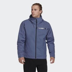 Kurtka adidas Terrex Multi RAIN.RDY Primegreen Insulated 2L Rain. Fioletowe kurtki męskie Adidas, l, bez wzorów, sportowe, bez kaptura. Za 741.00 zł.