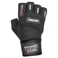 Rękawiczki na siłownię POWER SYSTEM Power Grip. Czarne rękawiczki męskie POWER SYSTEM, bez wzorów. Za 55.00 zł.