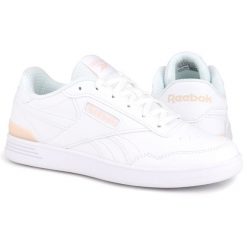 Buty damskie sportowe trampki Reebok COURT ADVANCE CLIP. Białe trampki i tenisówki damskie Reebok, bez wzorów, z gumy, bez zapięcia. Za 281.55 zł.