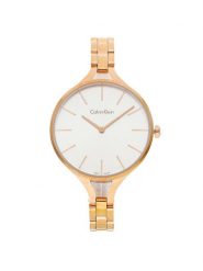 Calvin Klein Zegarek Graphic K7E23646 Złoty. Żółte, cyfrowe zegarki damskie Calvin Klein, złote. Za 1,439.00 zł.