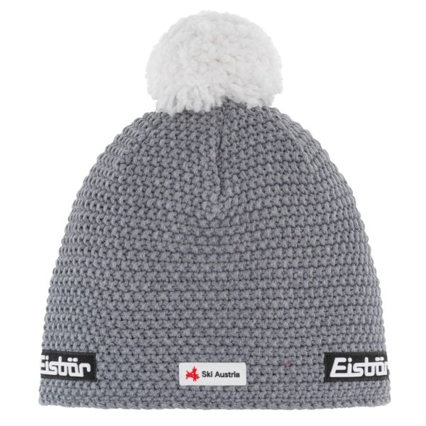 Czapka Eisbar Jamie Pompon MÜ SKA. Szare czapki damskie Eisbar, bez wzorów, z dzianiny, klasyczne. Za 186.92 zł.
