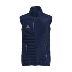 Kurtka bez rękawów Erima. Niebieskie kurtki sportowe damskie Erima, xl, bez wzorów, z materiału, bez ramiączek, z kapturem, do biegania. Za 265.40 zł.