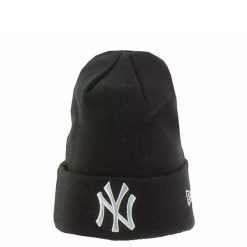 Czapka New York Yankees Metallic. Czarne czapki męskie New Era, bez wzorów. Za 139.99 zł.