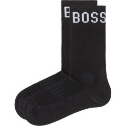 BOSS 2-pack Skarpetki Czarny. Czarne skarpety męskie Boss, bez wzorów, z bawełny. Za 69.95 zł.