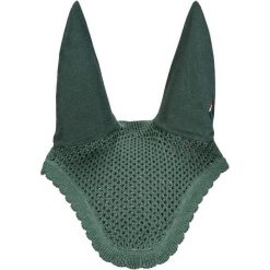 Court czapka dla konia Equiline Kim. Zielone czapki damskie EQODE BY EQUILINE, bez wzorów, sportowe. Za 234.00 zł.
